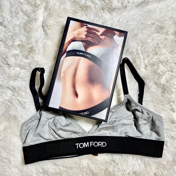 NWT ✨ Tom Ford Logo Band Triangle Bra - Picture 1 of 6